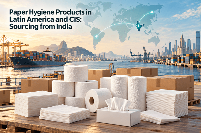 Paper hygiene products for Latin America and CIS markets from India