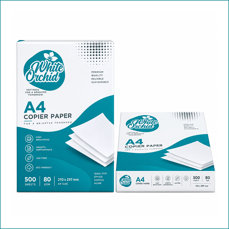 Manufacturer Exporter of A4 Copy Paper 80 GSM in Ahmedabad - India